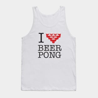 I Heart Beer Pong Tank Top